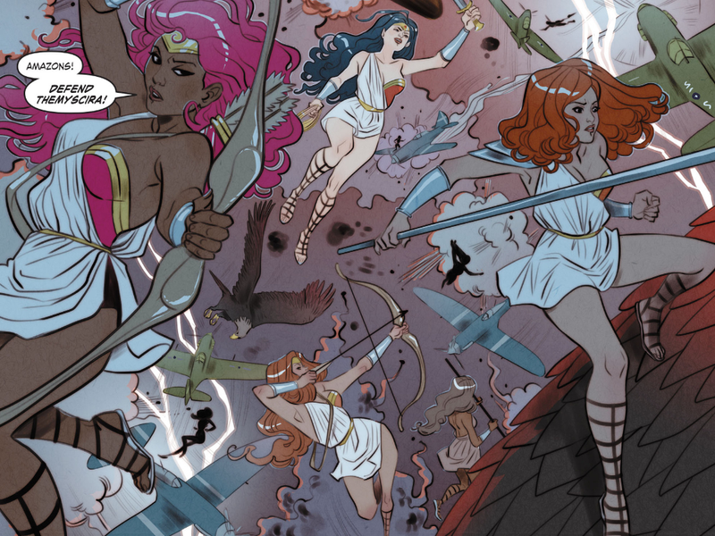 Illustration for article titled DC Bombshells builds a feminist story from pin-up superhero designs